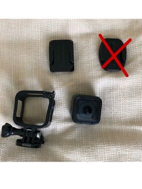 GoPro Hero 4 Session with mount case